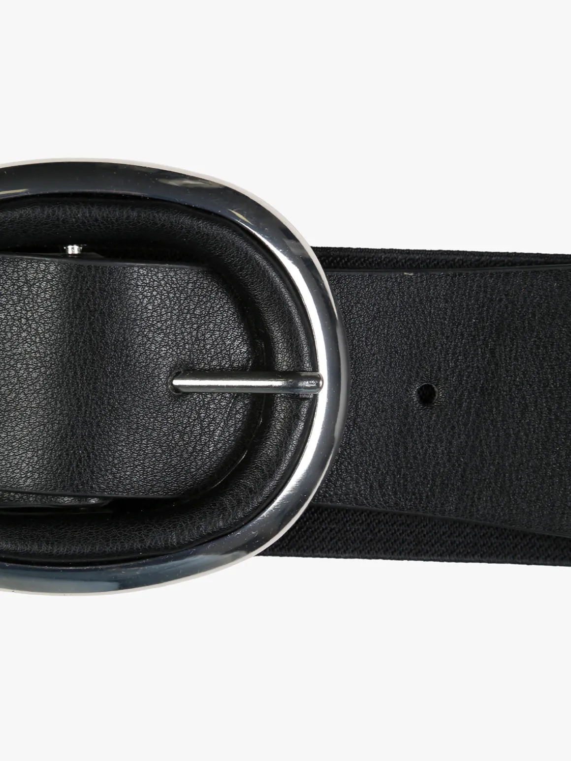 Solada Cintura elastica da donna con fibbia ovale - nero