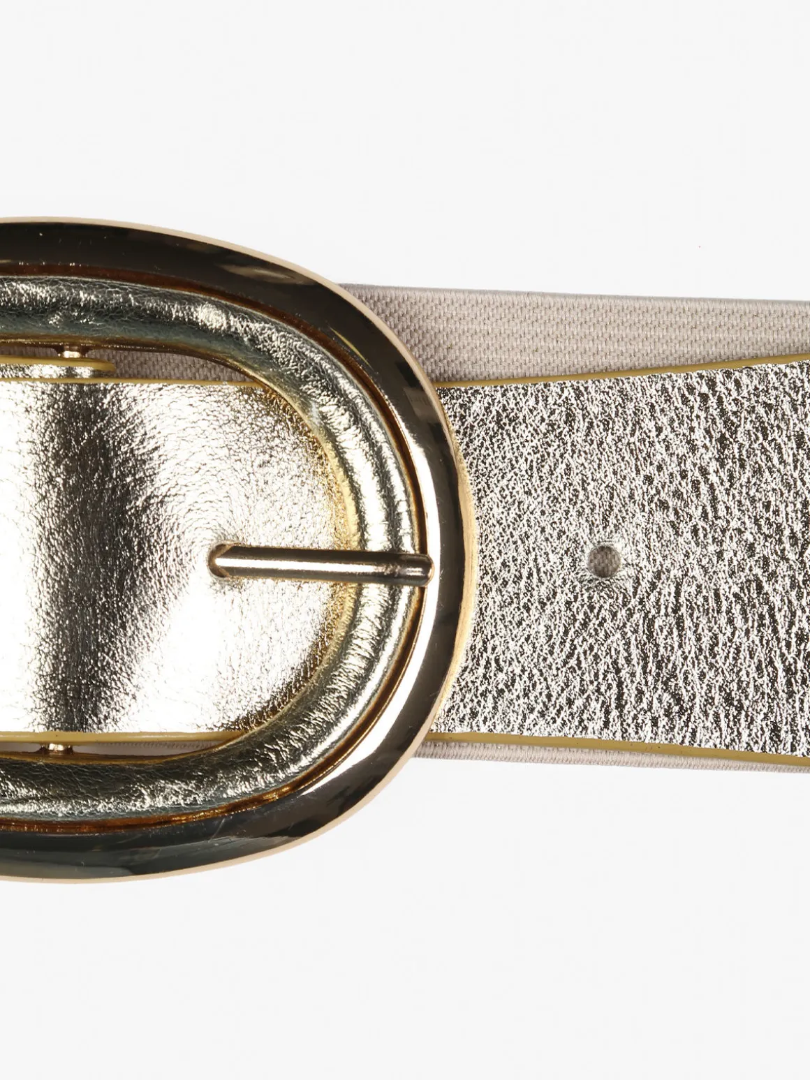 Solada Cintura elastica da donna con fibbia ovale - oro