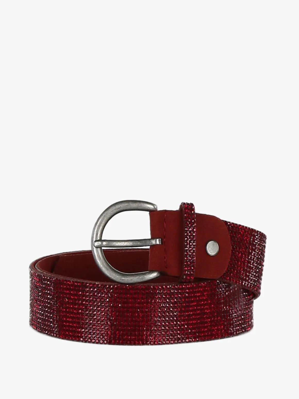 Solada Cintura in ecopelle con strass
