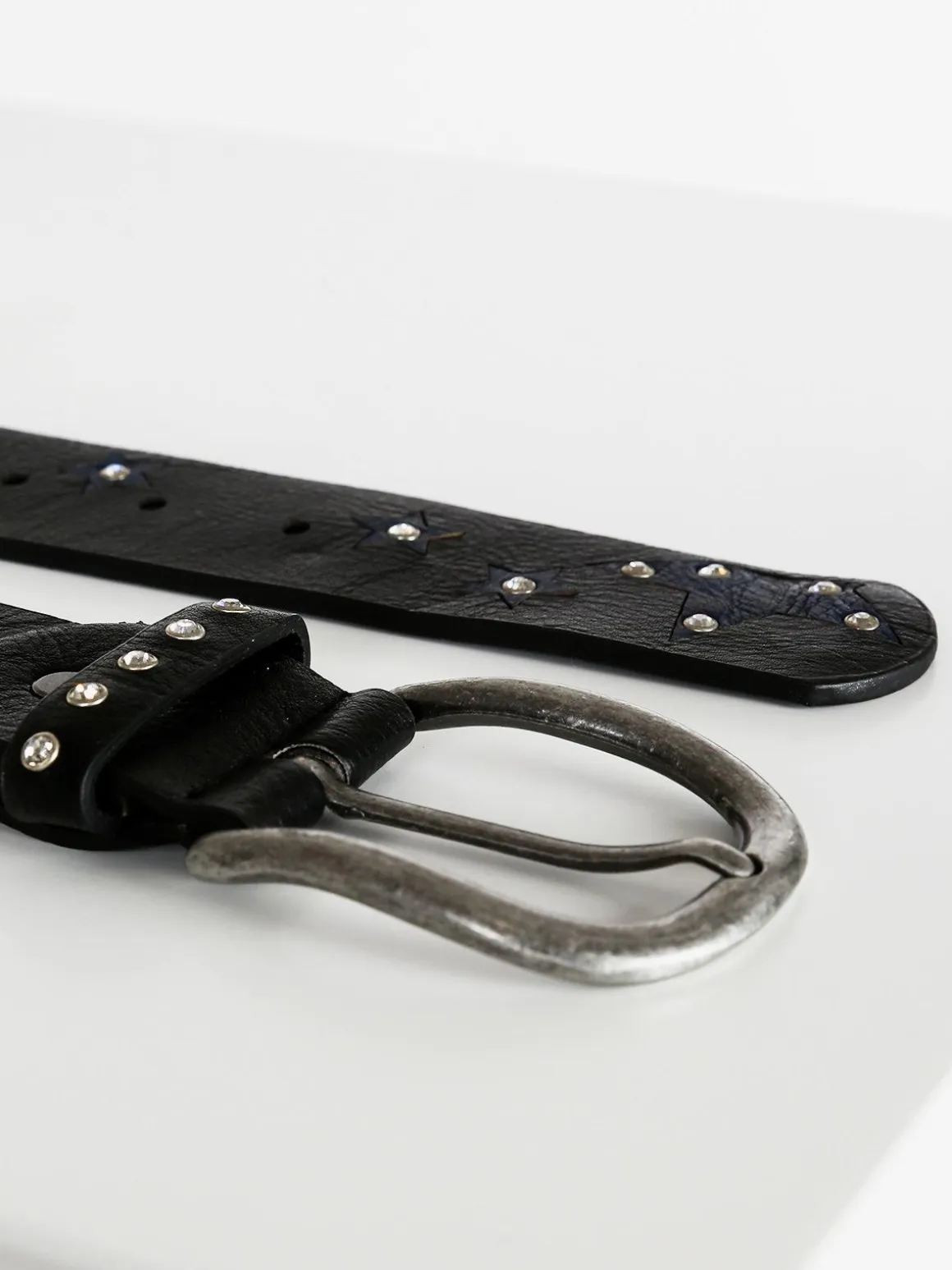 Solada Cintura in pelle con strass