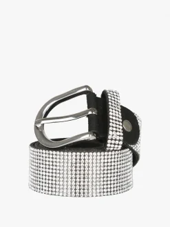 Solada Cintura larga con strass - nero