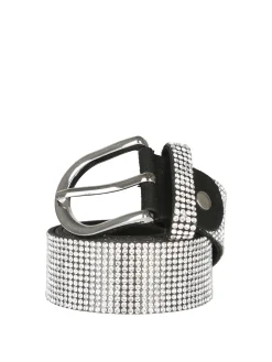 Solada Cintura larga con strass - nero