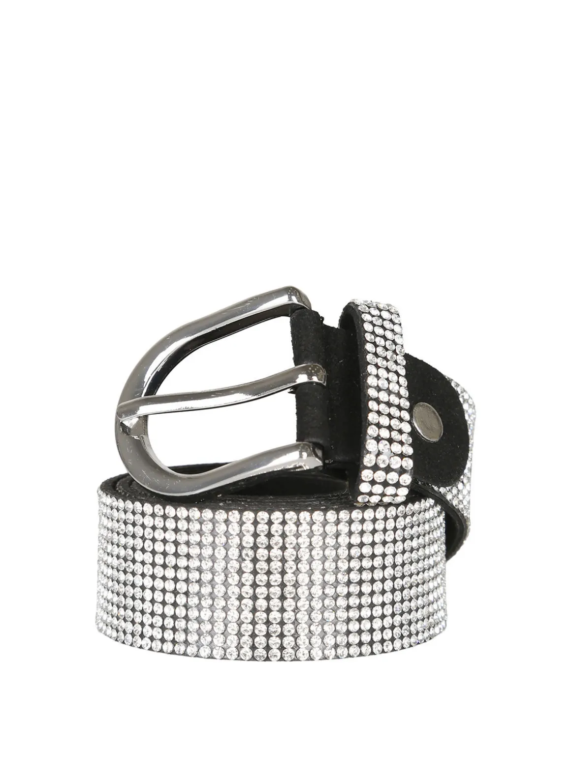 Solada Cintura larga con strass - nero