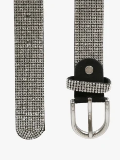 Solada Cintura larga con strass - nero