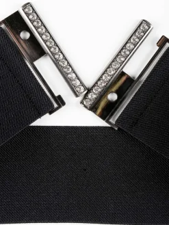 Solada Cintura stringivita con fibbia in strass