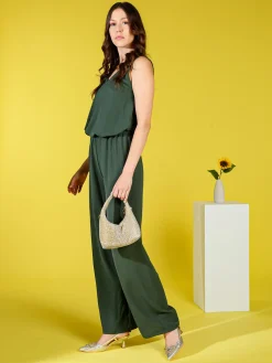 Solada Completo casual da donna con top e pantaloni a gamba larga - militare