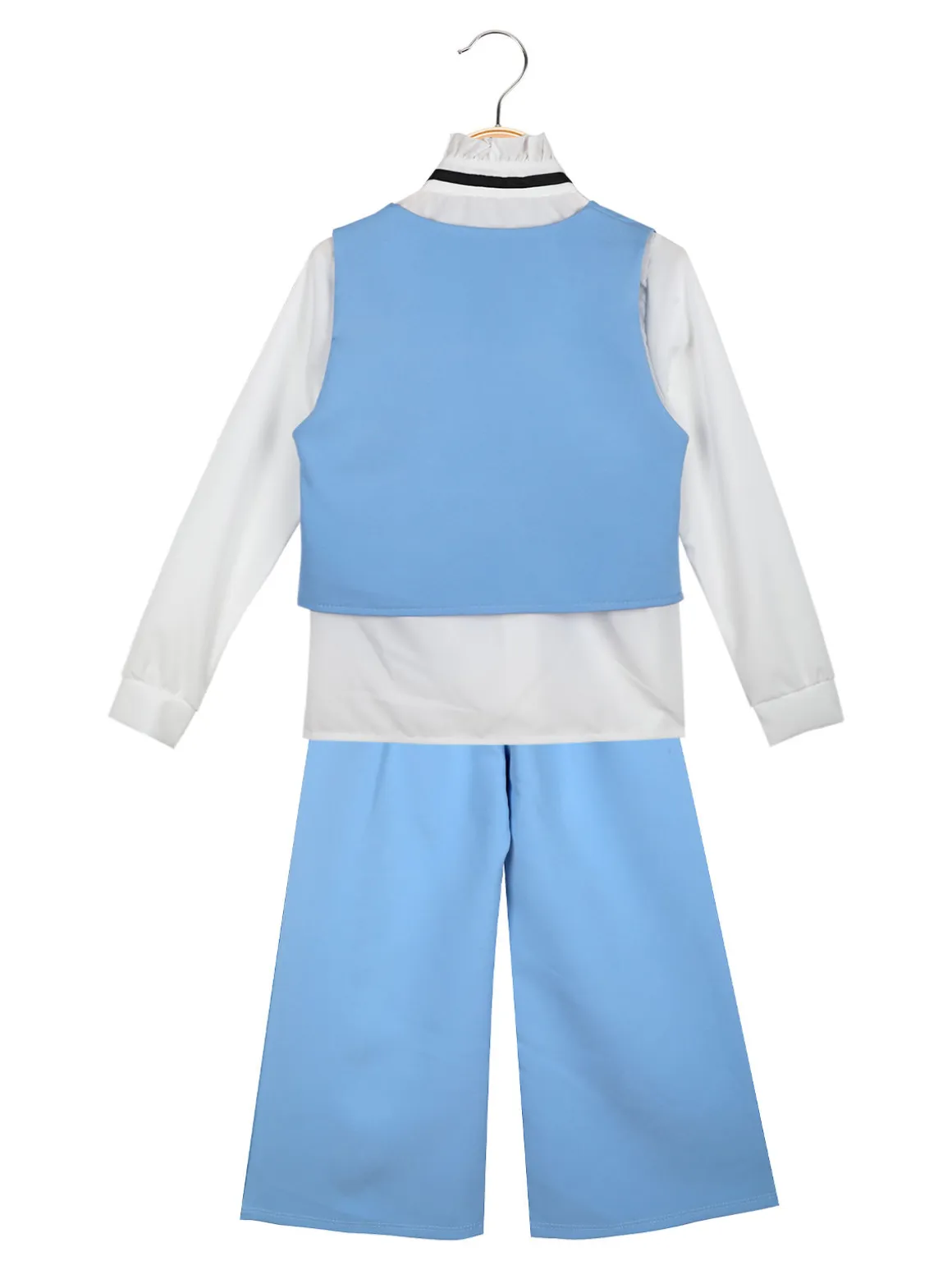 Solada Completo elegante da bambina con camicia + gilet e pantaloni