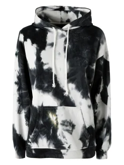 Solada Felpa colorata da donna oversize con cappuccio - nero