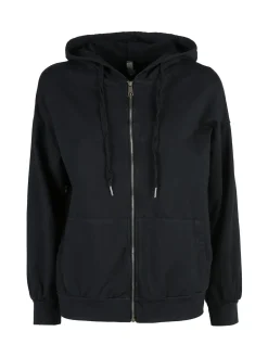 Solada Felpa donna con cappuccio e zip - nero