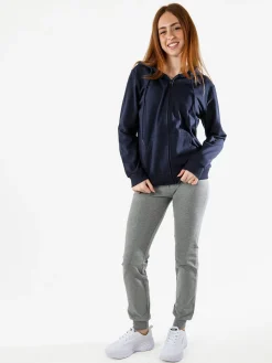 Solada Felpa donna con cappuccio e zip - blu scuro