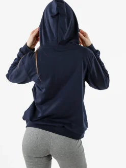 Solada Felpa donna con cappuccio e zip - blu scuro