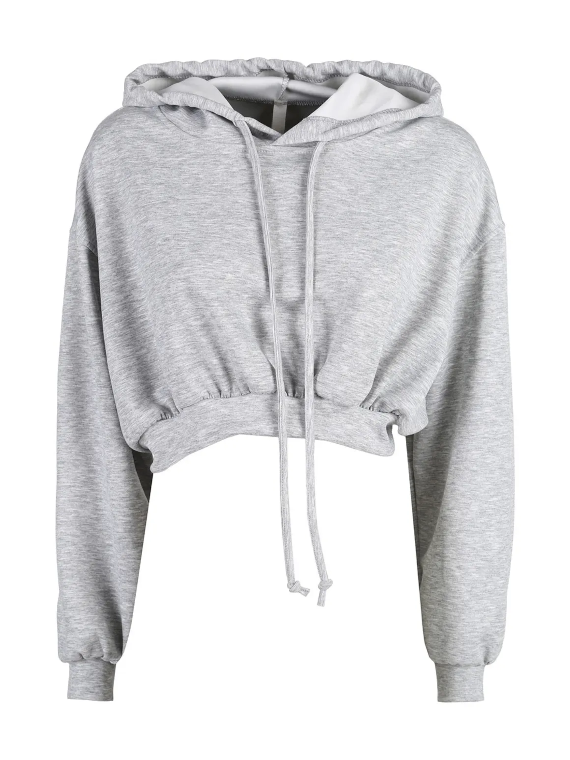 Solada Felpa donna cropped oversize con cappuccio