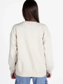 Solada Felpa donna oversize con stampa disegno