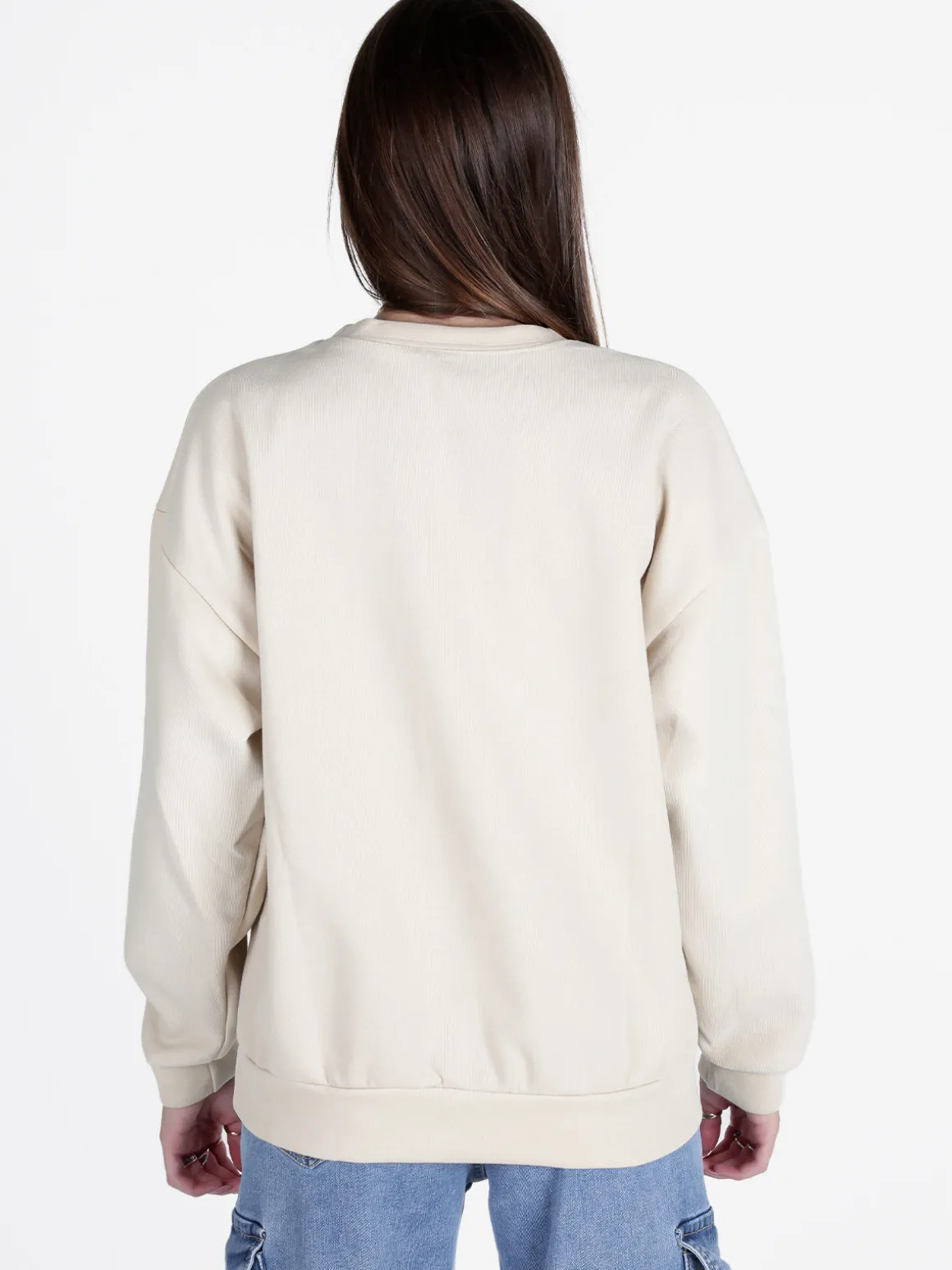 Solada Felpa donna oversize con stampa disegno