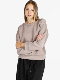 Solada Felpa girocollo da donna ovesize - khaki