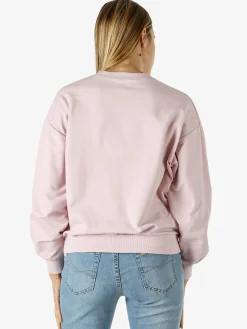 Solada Felpa girocollo da donna in cotone - rosa