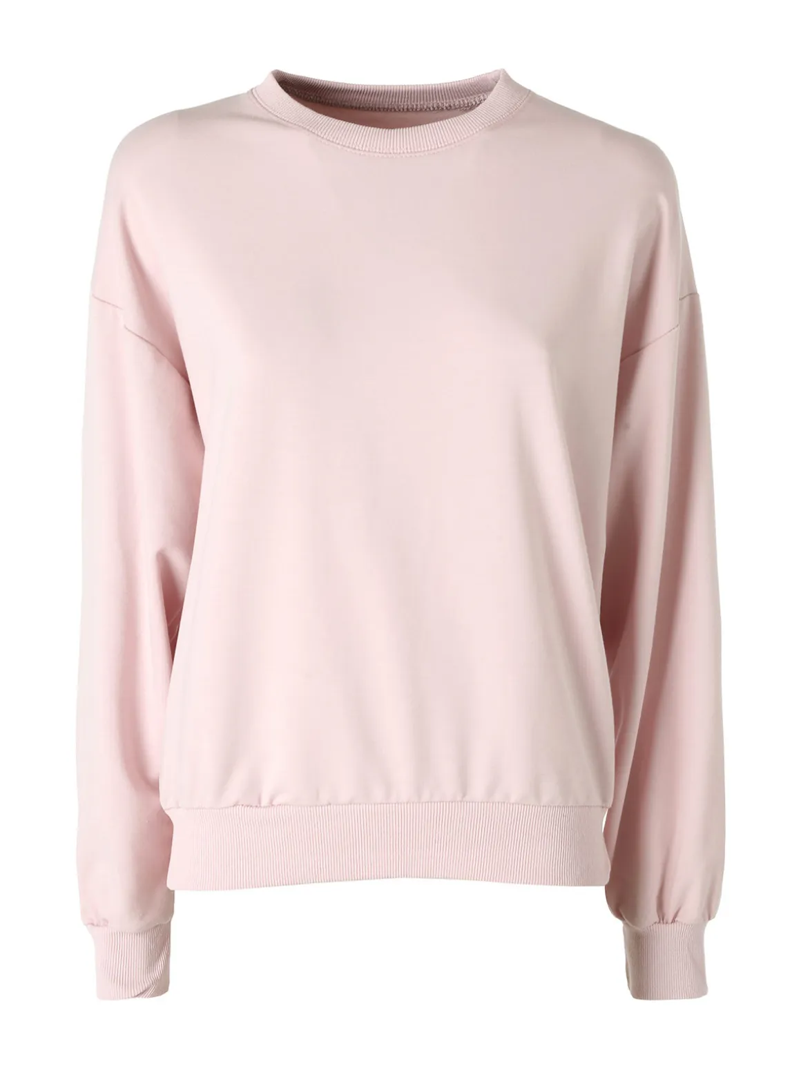 Solada Felpa girocollo da donna in cotone - rosa