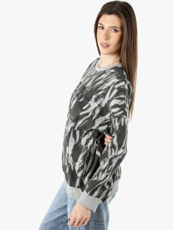 Solada Felpa oversize da donna con stampe - grigio