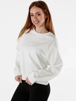 Solada Felpa oversize da donna in cotone - giallo