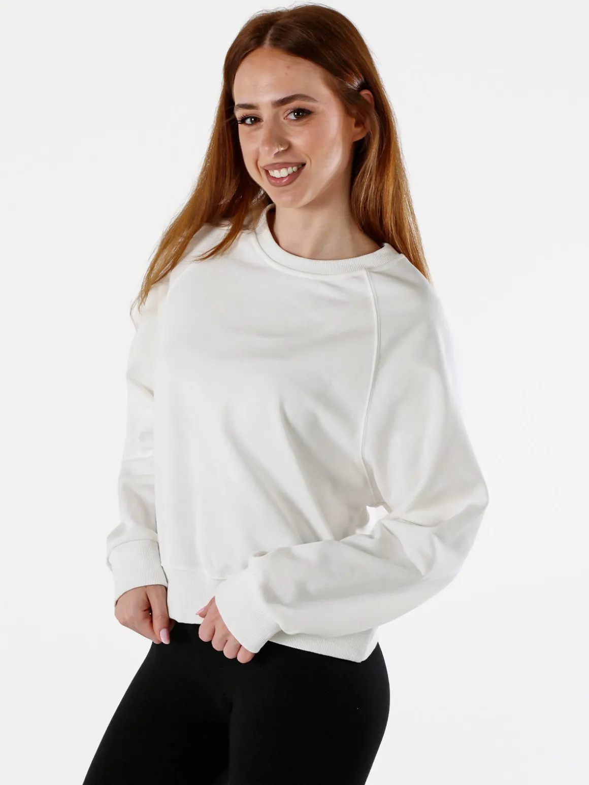 Solada Felpa oversize da donna in cotone - giallo