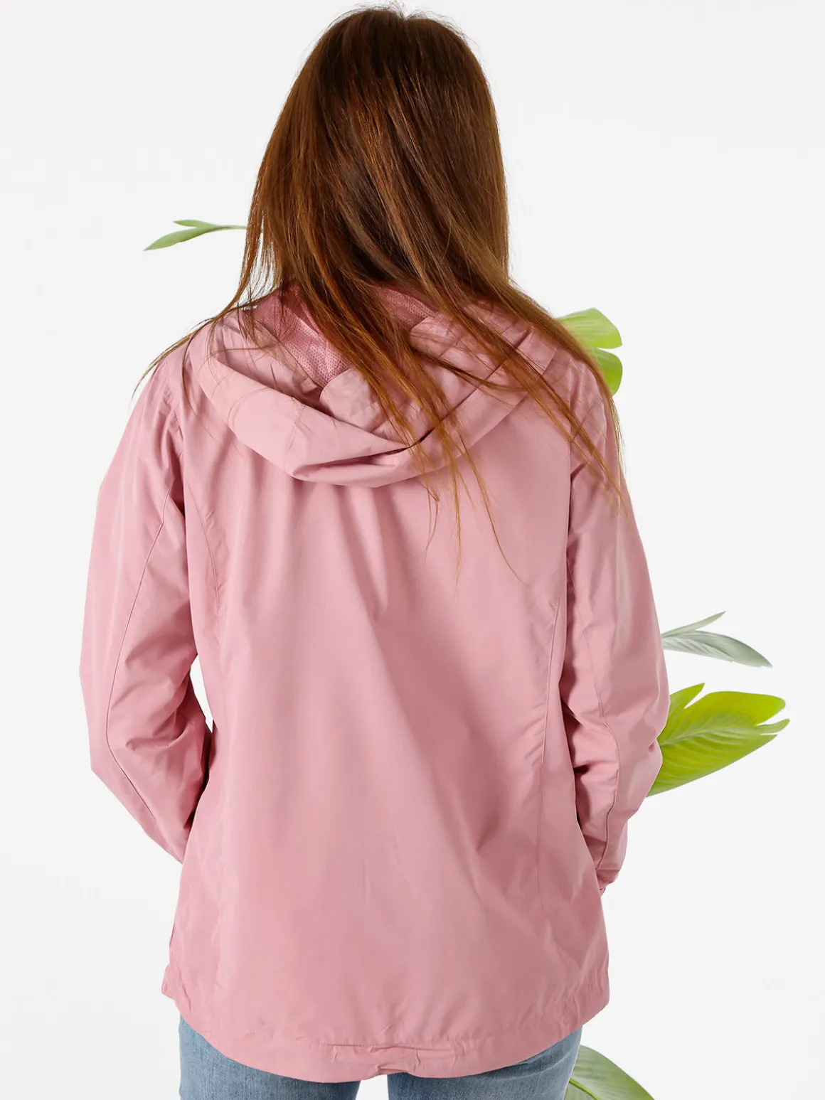 Solada Giacca a vento da donna con cappuccio - rosa