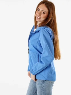 Solada Giacca a vento da donna con cappuccio - blu