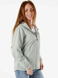 Solada Giacca a vento da donna con cappuccio - pistacchio