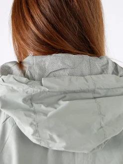 Solada Giacca a vento da donna con cappuccio - pistacchio
