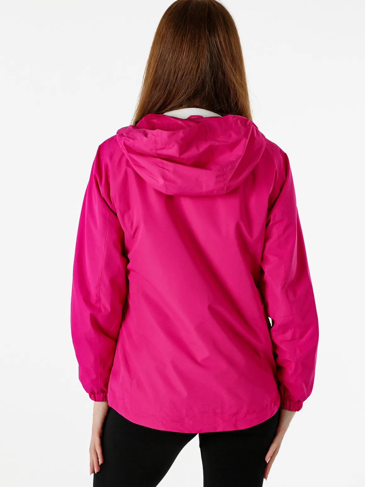 Solada Giacca a vento da donna con cappuccio - fucsia