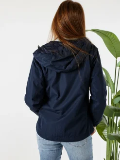 Solada Giacca a vento da donna con cappuccio - ghiaccio