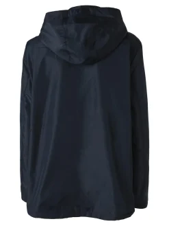 Solada Giacca a vento da donna reversibile con cappuccio - blu scuro