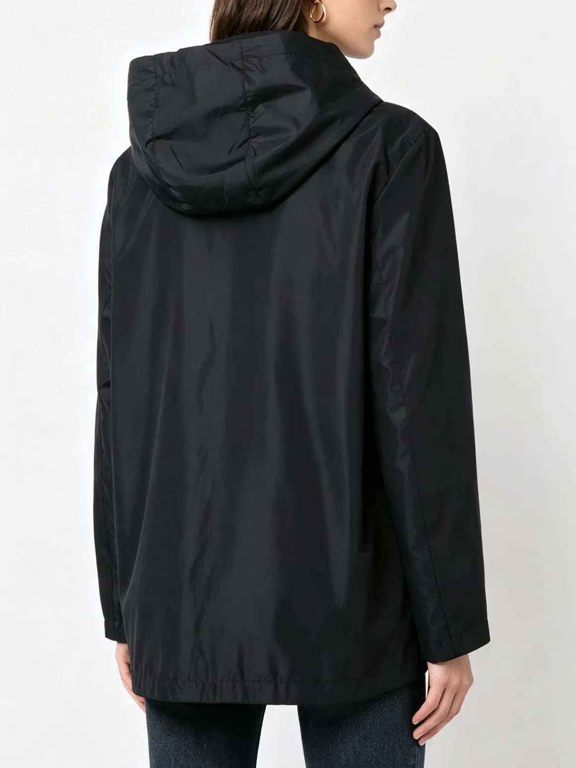Solada Giacca a vento da donna reversibile con cappuccio - nero