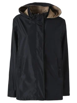 Solada Giacca a vento da donna reversibile con cappuccio - nero