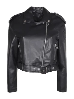 Solada Giacca biker da donna in ecopelle