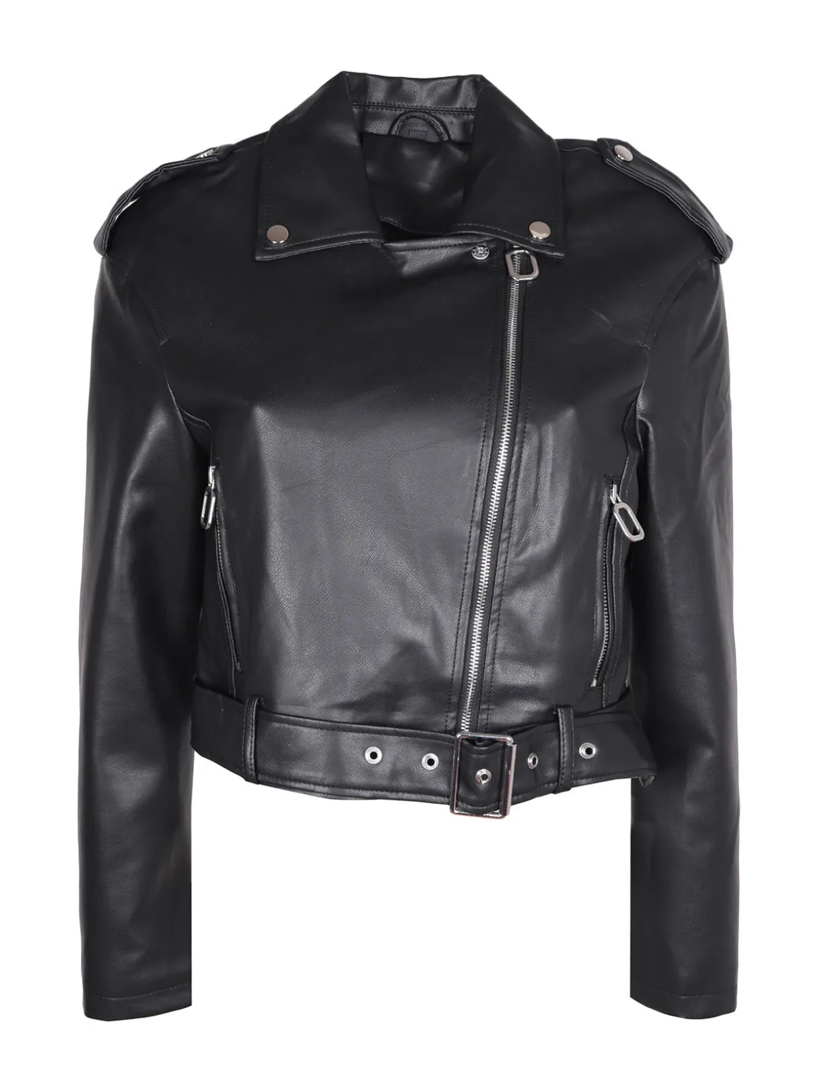 Solada Giacca biker da donna in ecopelle