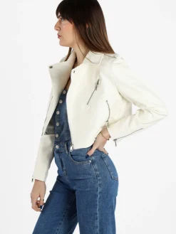 Solada Giacca biker da donna in ecopelle