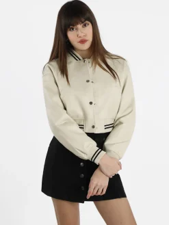 Solada Giacca bomber in ecopelle da donna