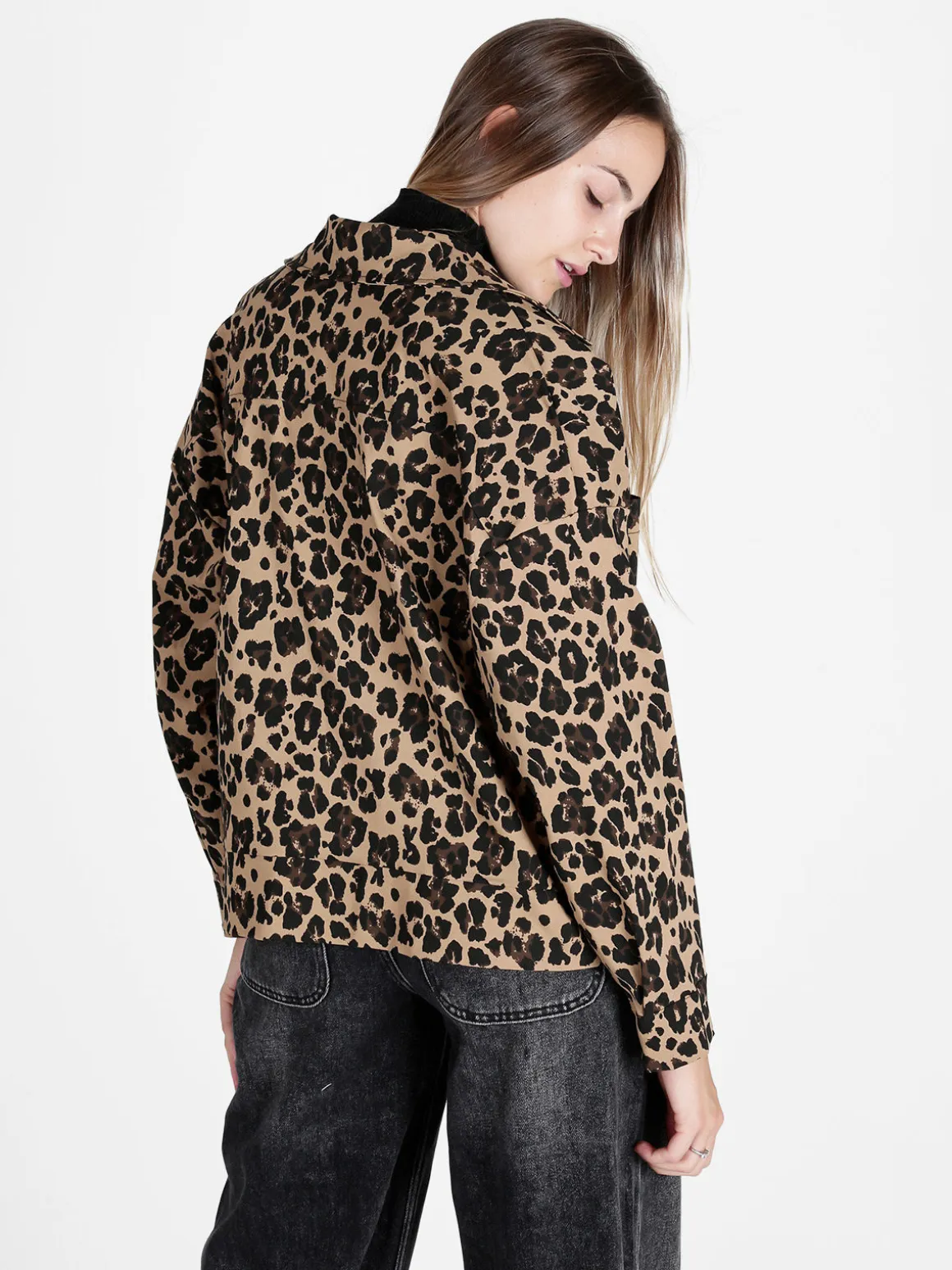Solada Giacca camicia donna oversize maculata