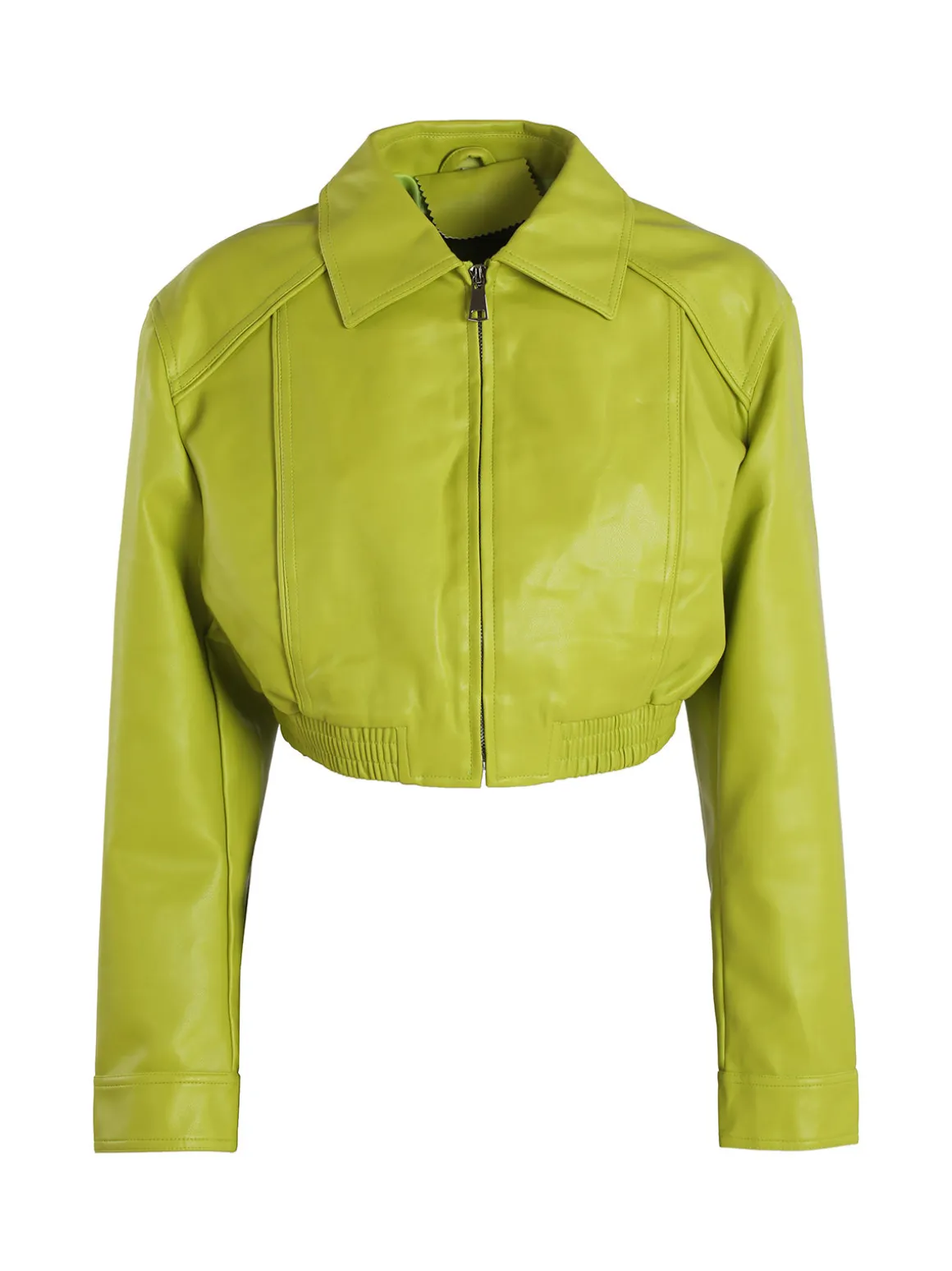 Solada Giacca cropped da donna in ecopelle