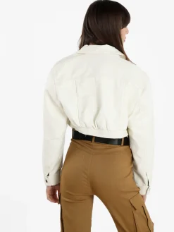 Solada Giacca cropped da donna in ecopelle