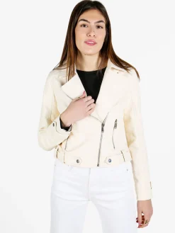 Solada Giacca donna biker in ecopelle