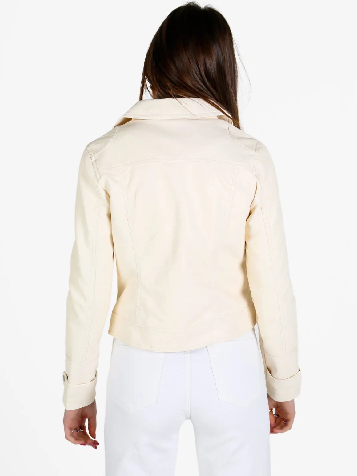 Solada Giacca donna biker in ecopelle