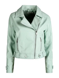 Solada Giacca donna biker in ecopelle