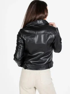 Solada Giacca donna biker in ecopelle