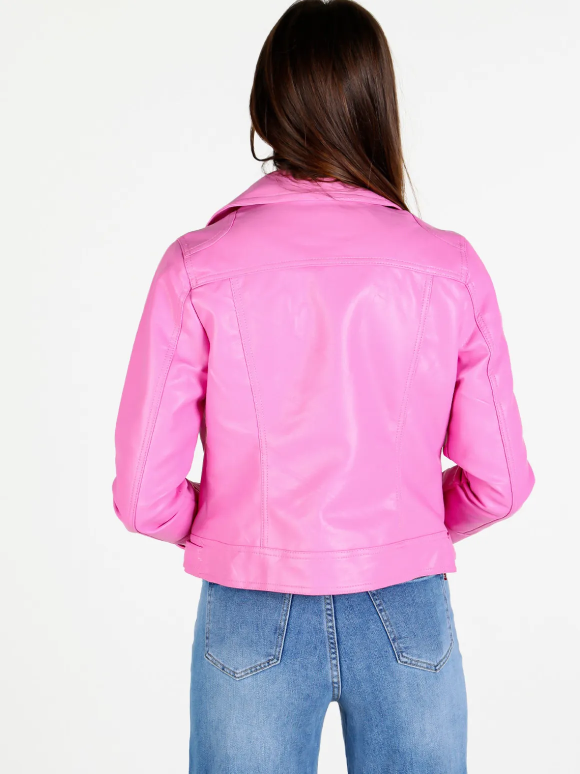 Solada Giacca donna biker in ecopelle