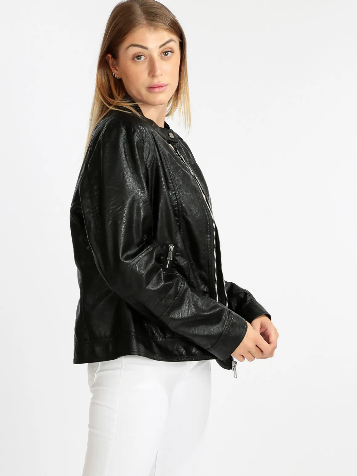 Solada Giacca donna in ecopelle