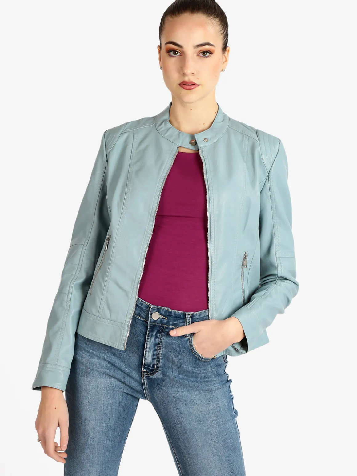 Solada Giacca donna in ecopelle