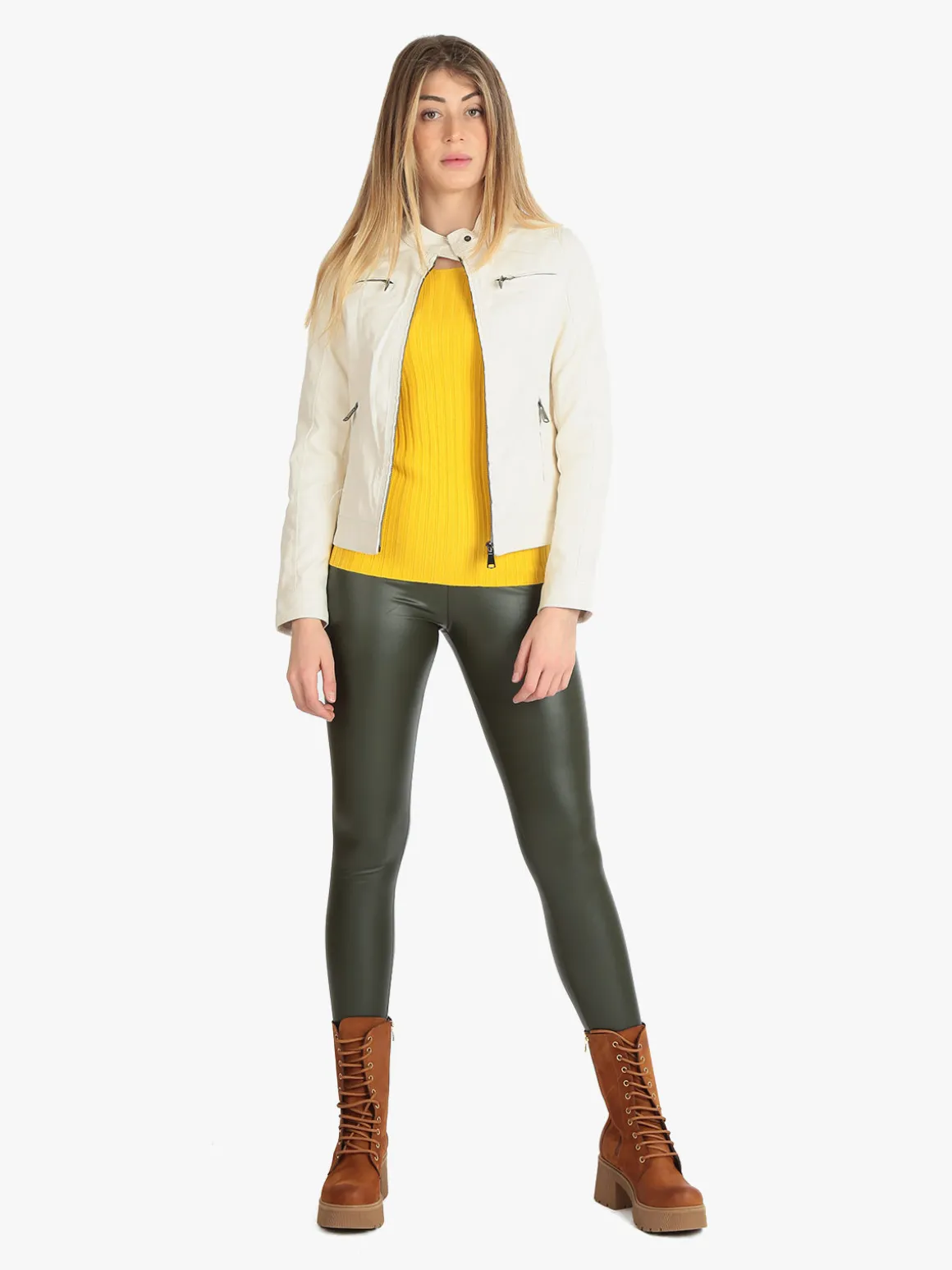 Solada Giacca donna in ecopelle