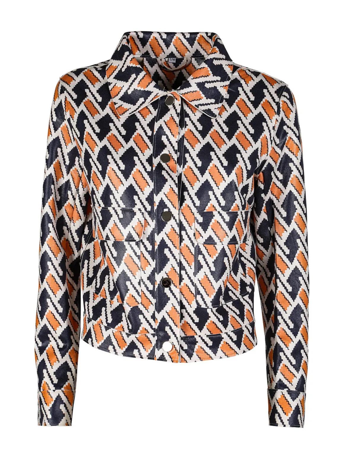 Solada Giacca donna oversize con stampe