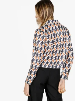 Solada Giacca donna oversize con stampe